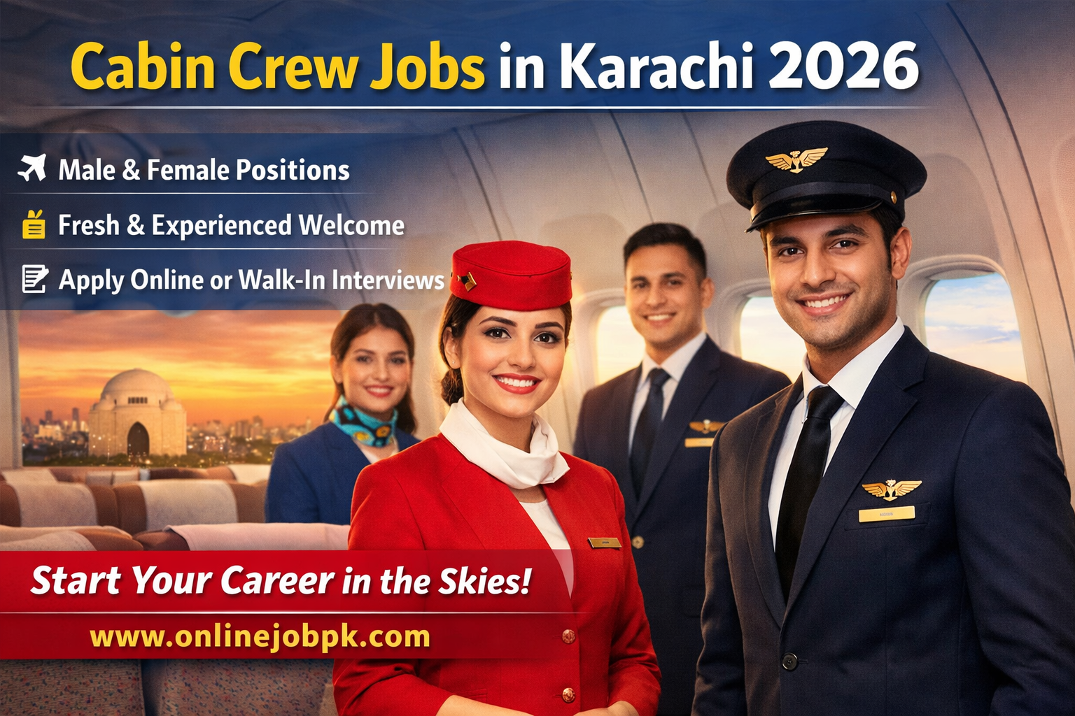 Cabin Crew Jobs In Karachi
